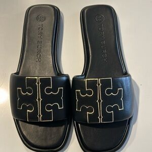 Tory Burch double T sport slide